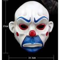 Smagi senovinio stiliaus Džokerio kaukė, puikiai tinkanti Helovino šventėms ir kostiumų renginiams Robber Mask white