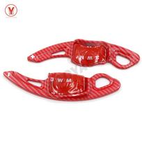 Shift Paddle For Volkswagen Golf 5 MK5 R32 Car Steering Wheel Paddle Shifter Gear DSG Extension Accessories raudona