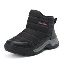 Fur Lined Winter Women's Boots High-cut Sneakers Ladies Shoes Boot Boots Sport Stylish Tenids Universal Brand 36