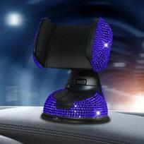 New Crystal Diamond Car Phone Holder Bling Rhinestone Car Mount Magnetic Stand Mobile Phone GPS Holder For IPhone Samsung Xiaomi