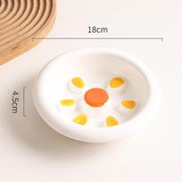 New pet slow food bowl, anti-choking food bowl, thickened cat  dog  anti-knock over dog food  pet supplies