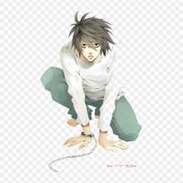 „L Death Note“ skaidrūs šviesūs „Yagami“ lyginimo pleistrai, skirti drabužių pleistrai ant drabužių „pasidaryk pats“ marškinėliai, šilumos perdavimo lipdukai gray