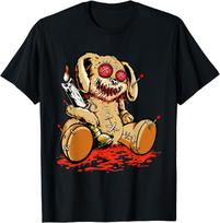 Mielos Vudu meškiuko lėlės Baisios akupunktūros Creepy Unisex marškinėliai S