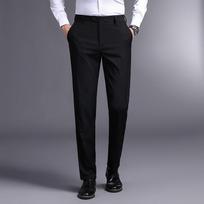 Men's 2024 Classic Four-Season Straight-Leg Dress Pants - Business Casual & Professional Style. 34