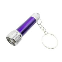 LED Raktų pakabuko žibintuvėlis Nešiojamas Mini Žibintuvėlis su Raktų pakabuku Lengvas Kelioninis Žibintuvėlis Lauko ir Avariniam Naudojimui violetinė
