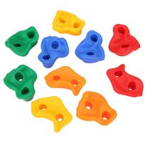 Children Rock Climbing Wall Holds Set Colorful Practical Playground Equipment Accessory blue