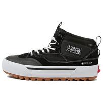 Vans Half Cab Waterproof And Wear resistant Mid top Skateboard Shoes Unisex Black Sneakers VN000CVMBA2 38