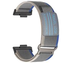 Nailono kelioninis kilpos dirželis Huawei Watch Fit 4 Pro sportiniam riešo laikrodžiui Correa Huawei Watch Fit3 Fit4 keičiamas apyrankės dirželis Unisex for Huawei Fit 3 blue