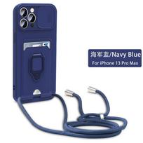 Redmi Note 13 Pro 4g 5G Crossbody Cord Lanyard Ring Holder Strap Case For Xiaomi Redmi Note 13 Pro+ Plus Slide Camera Lens Cover For Redmi Note 13 4g&Case & Strap