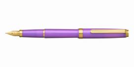 Platinum BISO Fountain Limited Edition Mystic Fine Nib Pen, (1500 pieces), Purple, (F)