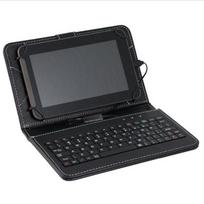 Universal 7-inch Tablet Pc Keyboard Flip Stand Case With Premium Pu Leather Protection 7Inch