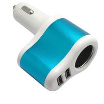 2 12v24v Ports Usb Car Charger Lighter Socket Splitter Power Adapter Iphone For
