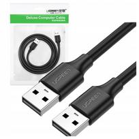 Kabel Usb 2.0 M-M Ugreen Us102, 0.5M (Czarny)