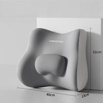 Office Lumbar Support Pillow Ergonomic Chair Back Cushion Waist Pillow for Home Office Seating Posture Support Waist Rest Pad pilka