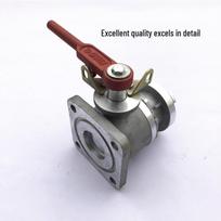 DN65 Aluminum Firefighting Straight-Through Valve with DN50 Square Thread Ball Valve 120 Flange X 2'' Threaded Interface (DN50)