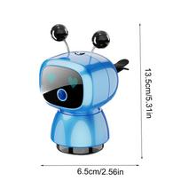 Car Air Freshener Vent Clip Robot Shaped Car Aromatherapy Diffuser Auto Aromatherapy Ornament Long-Lasting Fragrance Diffuser Ocean