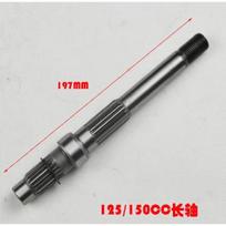 197mm/135mm for Latter GY6-50 / 125/150 Scooter Moped Axle Rear Axle for Fuxi Large Sheep Output Gear Shaft 197mm