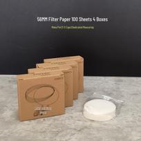 Qivi Round Coffee Filter Papers for Moka Pots & Espresso