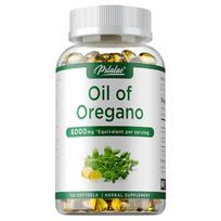 High-concentration oregano oil softgels, 6000mg of natural plant extracts, gentle and easily absorbed, suitable for both men and women. 120*1