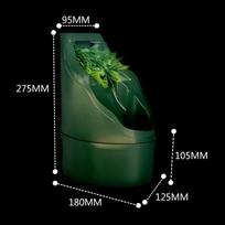 Reptiles Drinking Supplies Live Water Dispenser Lizard Watering Supplies Machine Reptile Automatic Water Supply Accessories (Green,110V) žalia
