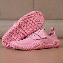 New Unisex Powerlifting Deadlift Yoga Gym Beach Athletic Shoes Sumo Sole Portable Athletic Shoes Soft Bottom Training Footwear Anti-Skid 35 pink