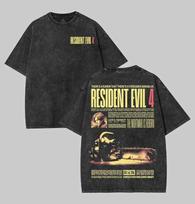 Resident Evil 4 Graphic Tee – Vintage Cotton T-Shirt for Game Fans, Casual L