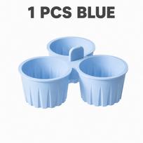 3 in 1 Silicone Air Fryer Egg Bites Mold Non Stick Egg Cooker Baking Cup With Anti Scald Handle For Breakfast Muffins Baby Food