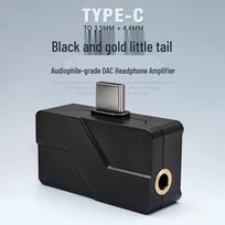 Premium HiFi Type-C to 3.5mm/4.4mm Headphone Amplifier Adapter for Superior Sound Quality ZS0332