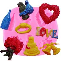 New Silicone Cake Mold Christmas Wedding Fondant Cake Decorating