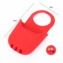 Kriauklės kanalizacijos stovas virtuvės laikymo krepšelis lentyna pakabinamas kriauklės krepšys kempinės laikiklis muilo indų kanalizacija namų organizatorius Virtuvės priedai raudona