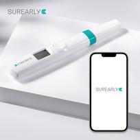 1 vnt. surearly Išmanus moteriškų hormonų tyrimo prietaisas (atskirai įsigyjamos bandymo juostelės) surearly Smart Device