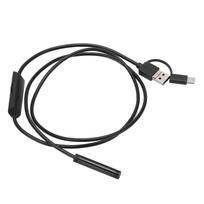 AN100?8 8mm 3 viename Endoskopas IP67 atsparus vandeniui 6 LED reguliuojamas endoskopas pramoniniam naudojimui 3,5 m