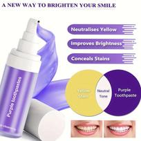 Enamel-Friendly Purple Toothpaste: Daily Deep Clean, Gentle Stain Reduction, and Long-Lasting Freshness for Oral Care One Size