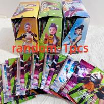 2026 New K-POP Demon Hunters Trading Cards Anime Collectible Card Game Rare Foil Cards Booster Pack Durable Gift for Fans and Kids package black