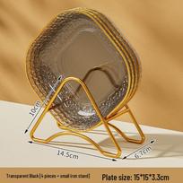 Nordic Style Plastic Snack & Spit Bone Plate