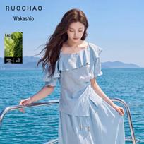 Sancai Linen Blend Plus Size Two-Piece Set XXXL