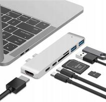 Adapter Hub Przejściówka Usb-C Usb Thunderbolt Hdmi 4K Do Macbook Pro Air