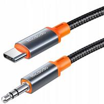 Mcdodo Kabel Usb C Aux Adapter Przejściówka Mini Jack 3,5 Do Samsung Apple Dac 1M