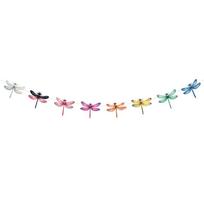Colorful Dragonfly Insect Birthday Party Accessories With Swirling Flags And Spiral Labels For Kids Celebration Dragonfly