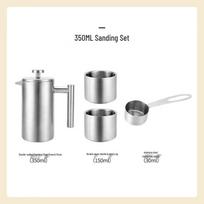 Qiswei 750ML Double-Wall Stainless Steel French Press