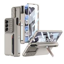 Samsung Z Fold 6 Pen Holder Hinged Mobile Phone Case Fold6 Card Bag Window Protector Holder sm-fold6 [pen not included]
