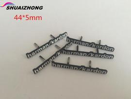 AAYN1 2pcs 5pcs 10pcs forharman/kardon car Hi-Fi Speaker audio Speaker Badge stereo Emblem sticker car styling accessories 2pcs