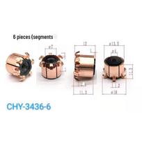 Commutator Slip Ring Copper Head 13.5*4*11.3(12)*6P for DC Applications CHY-3436-6