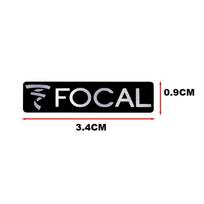 ABCC1 2/4/8vnt aukštos kokybės metalinis FOCAL logotipas automobilio Hi-Fi garsiakalbio garso garsiakalbio ženklelis stereo emblemos lipdukas Automobilio stilius