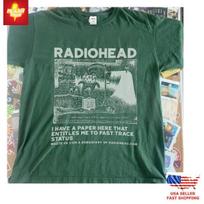 New Apparel Radiohead band Ok Computer albums 90s Green T shirt Reprint XXXXL
