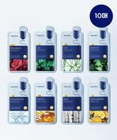 Derma Plus 10 Sheets 8 Types (Cica/Aloe/Houttuynia/Birch/Green Tangerine/Hyalu/Propolis/Camellia) 10 birch pieces