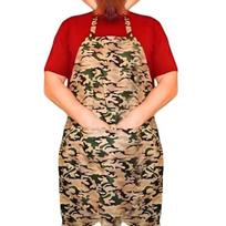 Men's Prank Apron with Surprise Pocket Novelty Kitchen Apron White 1pc