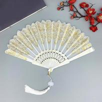 1PC Classica Gift Plastic Dance Performance Folding Colorful New Chinese Style Ancient Style Fan Elegant Carved Photography 1PCS balta