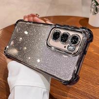 Realme C75 dėklas prabangus blizgus dangtelis skirtas OPPO Realme C 75 C71 C61 C63 skaidrus minkšto silikono smūgiams atsparus telefono dėklas RealmeC75 dovana Realme c75 juoda