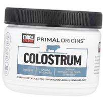 Cow colostrum in powder form, Primal Origins Colostrum, Force Factor 93g Unflavored (72641020) 93g Unflavored